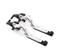 YUNDVLT Moto Leve Compatible With YZF-R3 YZF R3 2014-2020 2019 For Moto Leve Freno Frizione Pieghevoli Manopole Manubrio YZF-R3 Maniglie Leve(Silver1)