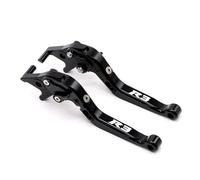 YUNDVLT Moto Leve Compatible With YZF-R3 YZF R3 2014-2020 2019 For Moto Leve Freno Frizione Pieghevoli Manopole Manubrio YZF-R3 Maniglie Leve(Black)