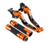 YUNDVLT Moto Leve Estremità Delle Manopole Del Manubrio Della Motocicletta Tappo Terminale Del Manubrio Tappo Terminale Compatible With NIN JA750 Z 750 NIN JA Z750R Z750L Z750S Z750 R/S/L(Orange)