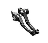 YUNDVLT Moto Leve Freni For Motocross Dirt Bike Compatible With V YZ450F 2023 YZ450 YZ450F 450F 2022 2009-2024 Leve Freno Frizione Maniglie Pieghevoli Pivot(Black LOGO)