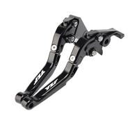 YUNDVLT Moto Leve Leva Freno Frizione Estensibile Pieghevole For Moto + Manopole Compatible With FZ1 YZFR6 YZFR1 YZF-R1 YZF R1 YZF-R125 YZF-R25(Black1)