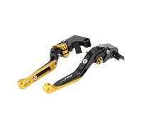 YUNDVLT Moto Leve Leve Freno E Frizione R1 Compatible With YZFR1 YZF-R1 R1M R1S 2004-2024 For Moto, Regolabili, Pieghevoli Ed Estensibili.(R1 09-14 Gold)