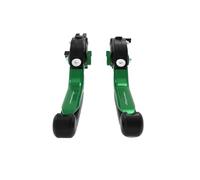 YUNDVLT Moto Leve Leve Frizione Moto Freni Compatible With V4 1100/Factory/RR/Superpole ETV 1200 Caponord Regolabili Pieghevoli Estensibili(Green Tuono V4)