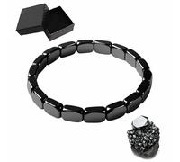 YUNFAN Hemios Hematite Bracelet,Hemys Hematite Bracelet for Men,For Embody Resilience and Vitality,Restore Confidence & Your Edge,Gift for Dad,Husband,Boyfriend(A)