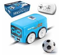 YUNFAN Magic Mini RC Bus,2026 Upgraded Remote Control Sensor Car,Auto-Avoidance Line Trace Magic Car That Follows Drawn,Smart Controlled Toy Bus with Expressions & 4 Play Modes,for Boys & Girls(Blu)