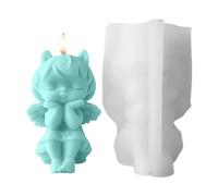 YUNFANG Stampo in Silicone per Angelo, Stampo per Angelo,Stampo in Silicone Unico per Candela per Bambola Fata Bambina - Stampi per Cera di Candela in Silicone epossidico Flessibile Fai-da-Te