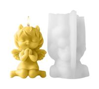 YUNFANG Stampo per Angelo, Stampo per Candela per Angelo | Stampo in Silicone Unico per Candela per Bambola Fata Bambina | Stampi per Cera di Candela in Silicone epossidico Flessibile Fai-da-Te