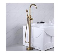 YUNFANOZ Rubinetto Vasca Freestanding, Rubinetto for Doccia con Maniglia, con doccetta Girevole, Miscelatore Verticale(D)