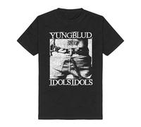 Yungblud Idols Bootleg Uomo T-Shirt Nero 100% Cotone Regular