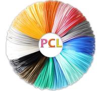 Yungden Filamento PCL per Penna 3D, 20 Colori, 1,75 mm, 100 m Totali, Mine per Filapen 3D (Penna Non Inclusa)