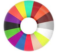 Yungden Penna 3D Filamento PLA, 15 Colori 1,75MM 3D Pen Filamento Ricarica per Stampa 3D, Filo Penna 3D, Compatibile con Penne 3D MYNT3D, SCRIB3D, Winkin, LIHUACHEN e Acdolf (Penna 3D non inclusa)