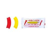 YUNGLOO 100Pcs Microfoni Copertura Mic Parabrezza Protettivi Tappi Elastici Monouso Copertura Protettiva Igi
