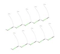 YUNGLOO 15/20/30/40 cm Manicotti Alimentatore Tubo Glow Tubo Pesca Equilibrio Connettore Gancio Divisore Attrezzo da Pesca Connettore Gancio a Cambiamento Rapido