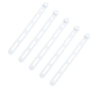 YUNGLOO 5Pcs Organizzatori di Cavi Fascette Clip di Gestione Del Cavo di Ricarica Gestione Del Filo Del Silicone Trasduttore Auricolare Titolare Linea Dati