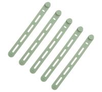 YUNGLOO 5Pcs Organizzatori di Cavi Fascette Clip di Gestione Del Cavo di Ricarica Gestione Del Filo Del Silicone Trasduttore Auricolare Titolare Linea Dati