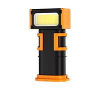 YUNGLOO Angoli regolabili Luci di avvertimento testa con gancio di coda e base Doppia sorgente luminosa Torcia portatile LED Luce di lavoro Torcia portatile