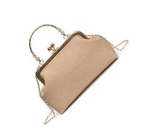 YUNGLOO Borsa a tracolla regolabile con chiusura a tracolla per le donne Costruzione leggera Borsa da sera interni spaziosi Borsa a tracolla convertibile a tre vie essenziale per, cachi, One Size