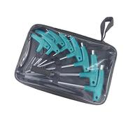 YUNGLOO Chiave a bussola esagonale a forma di T, 6/9 pezzi, chiave a T estesa con impugnatura a T da 1,5-10 mm, per lavori meccanici, set professionale con impugnatura a T