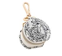 YUNGLOO Contenitore di immagazzinaggio dei monili in miniatura del portachiave del supporto della borsa di cuoio dell'unità di elaborazione per