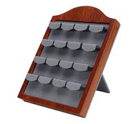 YUNGLOO Eleganti organizzatori di orecchini in legno pratico supporto per orecchini gioielli fotografia vetrina rack per negozio domestico Display gioielli stand portatile