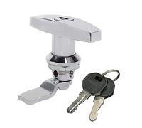 YUNGLOO In lega di zinco T-Maniglia Porta del Governo Per Fermo Per Camion Rimorchio Baldacchino Toolbox Hardware Accessori Chiavistello Porta Con Tastiera Slide Vite Anteriore A Prova di Bambino