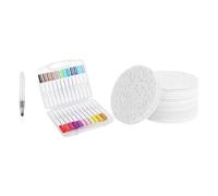 YUNGLOO Kit di pittura con texture in schiuma Magia Puff Paint con penna ad acquerello Forniture artistiche per bambini Puff Paint Drawing Texture Kit di pittura con penna ad acquerello per bambino