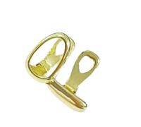 YUNGLOO Piercing per il corpo in ottone e acciaio inossidabile a doppio tono, leggero, robusto, sofisticato per l'uso quotidiano in ottone e acciaio inossidabile, Misura unica, come descritto, come