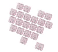 YUNGLOO Portatile 21 Love Not Carveds Trasparenti PC Keycaps Retroilluminato MAO Profilo Per La Digitazione Notturna Studenti Ergonomico MAO Profilo Keycaps