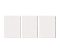 YUNGLOO Set di 3 blocchi da scrittura vuoti per appunti Bozza Carta Grafica Calcolo Griglie di carta Per Journaling Calcoli Bozza Grafica Calcolo Quadrato Scrittura Padfor Casa