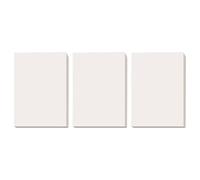 YUNGLOO Set di 3 blocchi da scrittura vuoti per appunti Bozza Carta Grafica Calcolo Griglie di carta Per Journaling Calcoli Bozza Grafica Calcolo Quadrato Scrittura Padfor Casa