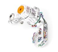 YUNGLOO Tendicatena per biciclette con molla di tenuta Anelli guida in alluminio per accessori da ciclismo Tenditore per biciclette in alluminio