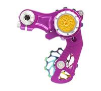 YUNGLOO Tendicatena per biciclette con molla di tenuta Anelli guida in alluminio per accessori da ciclismo Tenditore per biciclette in alluminio