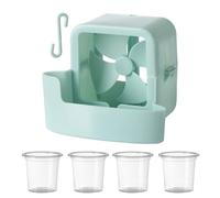 YUNGLOO Ventilatore da pavimento portatile Scatola perforata Raffreddamento a ghiaccio sospeso Accessori per refrigerazione portatile Set di raffreddamento per ufficio domestico