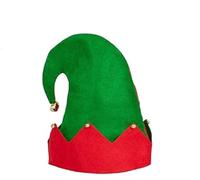 YUNHENTONG Cappello Elfo Natale Cappello Elfo Bambino Adulto Cappello Elfo Bambina Donna Cappelli Elfo Bambini Feltro Cappello da Elfo di Natale per Feste di San Nicola, Cosplay, Feste in Maschera