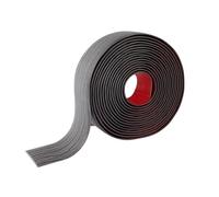 YUNHEST Bordo del Pavimento da 1 M, Supporto Autoadesivo, Taglio Libero su Misura, Materiale in PVC Morbido, Antiscivolo, Resistente all'Usura E Facile da Pulire.(Dark Gray Grain,1.97in(5cm))
