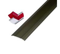 YUNHEST Striscia Antiscivolo Piatta in Lega di Alluminio Autoadesiva, Striscia for Bordo Pavimento, Striscia Soglia Porta, Larghezza 25 Mm, Oro.(Champagne)