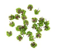 Yunhgft 25 Pezzi Alberi Modello Paesaggio Ferroviario Plastica Cemento Parti Diorama Treno Adatti per Hobby Realizzazione Modelli