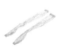 Yunhgft Calzini Floreali in Pizzo alla Moda, Molto più Che Semplici Collant al Ginocchio per Bambole BJD MSD 1/3, Accessori per Bambole, 2 Colori, Bianca, Come descritto