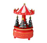 Yunhgft Carillon a Giostra, Centrotavola Musicale in Legno, Rotante, a Carica, Da Tavolo, Ornamento per Le Feste, Adatto Come Regalo per La Decorazione Della, Style E