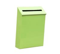 Yunhgft Cassetta Postale Da Esterno a Parete, Senza Serratura, Realizzata in Ferro di E Resistente, Ideale per Abitazioni Private E Attività Comm, VERDE