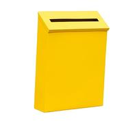 Yunhgft Cassetta Postale Da Esterno a Parete, Senza Serratura, Realizzata in Ferro di E Resistente, Ideale per Abitazioni Private E Attività Comm, GIALLO