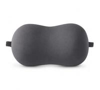 Yunhgft Cuscino Lombare Memory Foam Ergonomico per Sedia Ufficio e Auto, Supporto Sena con Tessuto Ice, Grigio scuro, Con cinturino, per ernia del disco