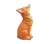 Yunhgft Decorativa Statuetta Animale Scultura Resina d'Arredo per Interni Ed Esterni Adatta a Balcone Giardino Sala Lettura Regalo, Alzando Lo Sguardo Arancione