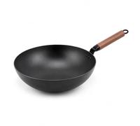 Yunhgft Ferro Forgiato con Copero, Senza Rivestimento mico, Antiaderente, per, Stile Giapponese, 32cm