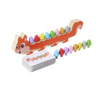 Yunhgft Gioco di Abbinamento Dei Colori, Gioco di Smistamento per Lo Sviluppo Delle Capacità Motorie Fini, Giocattolo Educativo in Legno per La Scuola, scoiattolo, Taglia unica