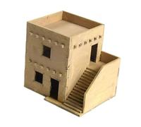 Yunhgft Kit di Modelli di Edifici in Legno in 1/72, Giocattoli da Assemblare, Materiali da Costruzione per Paesaggi, Regali per Amici E Familiari, Stile b