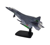Yunhgft Modellino di Aereo in 1:72 con Supporto, Ideale per Decorare Il Soggiorno, Grigio