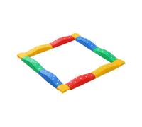Yunhgft Pedane per L'equilibrio, Blocchi per L'equilibrio per Interni Ed Esterni, Diversi Percorsi a Ostacoli per Bambini, 12 Pezzi Arcobaleno