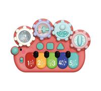Yunhgft Pianoforte Musicale Giocattolo per Bambini, Pianoforte Educativo con Luci E Suoni Colorati, Ideale Come Regalo di Compleanno, per Uso Interno, Rosso