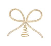 Yunhgft Puntale per Albero di Natale con Fiocco, Decorazione Natalizia Versatile E Alla Moda, per Interni, per Feste, Festival, Casa, Centro Commerciale, Bar, Oro